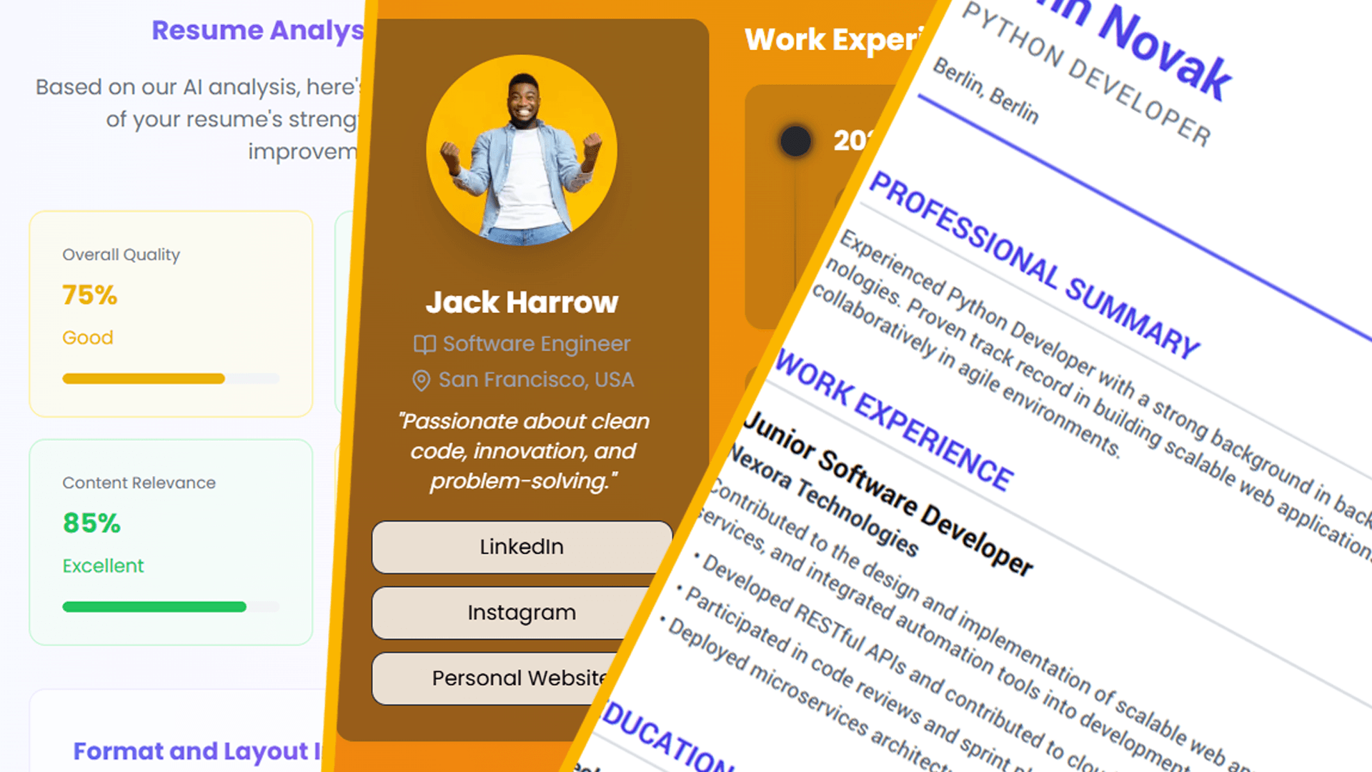 Resume Builder App Preview